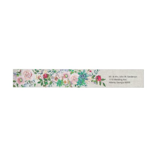 Vintage Linen sehen Blumenzehen aus (Person)