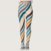Vintage Linien Leggings (Vorderseite)