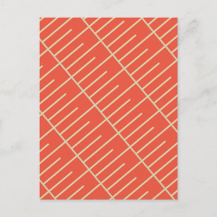 Vintage-Linien Postkarte