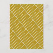 Vintage Linien Postkarte (Vorderseite)