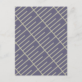 Vintage Linien Postkarte