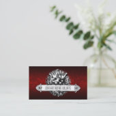 Vintage Lion Premium-Visitenkarten Visitenkarte (Stehend Vorderseite)