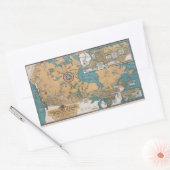 Vintage Literaturübersicht Kanadas Rechteckiger Aufkleber (Umschlag)