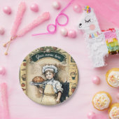 Vintage little cook pappteller (Party)