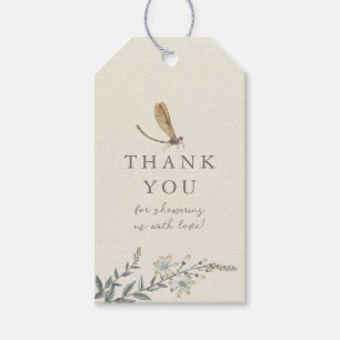 Vintage Little Love Bug Baby Shower Danke Geschenkanhänger