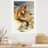 Vintage Little Mermaid Poster (Küche)