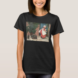 Vintage Little Miss Muffet Spinne Kinderreim T-Shirt
