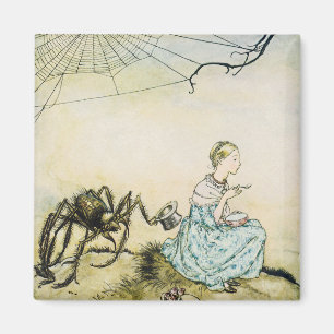 Vintage Little Miss Muffet von Arthur Rackham Magnet