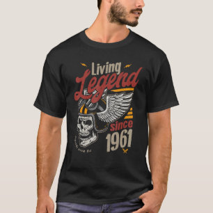 Vintage Living Legend Geburtstag seit 1961 T-Shirt