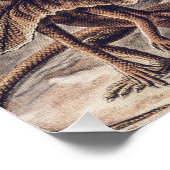 Vintage Lizard Animals by Ernst Haeckel Poster (Ecke)