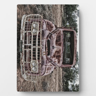 Vintage LKW Austin Fotoplatte