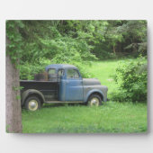 Vintage LKW-Ebene Fotoplatte (Vorderseite)