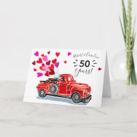 Vintage LKW-Herzen Namen hinzufügen glückliche Anf