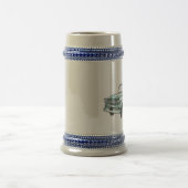 Vintage Lkw-Illustration Bierglas (Mittel)