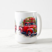 Vintage-LKW Kaffeetasse (VorderseiteRechts)