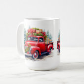 Vintage-LKW Kaffeetasse (Vorderseite Links)