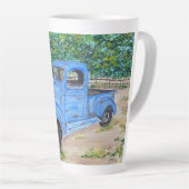 Vintage LKW Latte Tasse (Rechte Ecke)