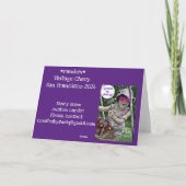 Vintage LKW-Linie Zeichnend Karte (Rückseite)