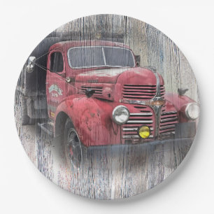 VINTAGE-LKW PAPPTELLER