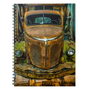 Vintage LKW Whiskey Barrels Notizblock