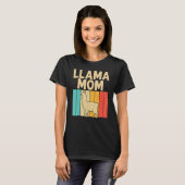 Vintage Llama Mama Oma T-Shirt (Vorne ganz)