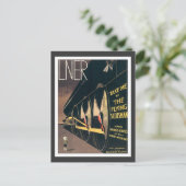 Vintage LNER-Bahn Postkarte (Stehend Vorderseite)
