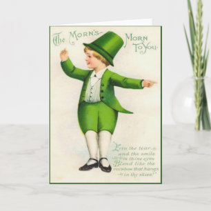 Vintage-Lobold St. Patrick's Day Karte