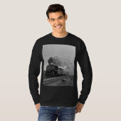 Vintage Locomotive Train Steam Engine T-Shirt (Vorne ganz)