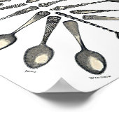 Vintage Löffel Poster (Ecke)