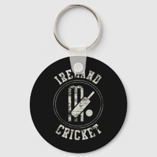 Vintage-Logo des irischen Cricket Schlüsselanhänger