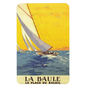 Vintage Loire-Region, La Baule, Frankreich - Magnet