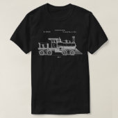 Vintage Lokomotivbahn T-Shirt (Design vorne)