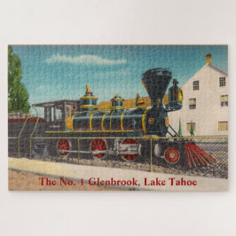 Vintage Lokomotive Glenbrook großes Puzzle