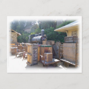 Vintage Lokomotive Postkarte! Postkarte