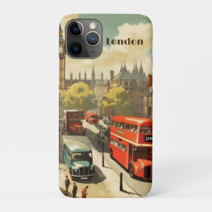 Vintage London Big Ben Benutzerdefinierter Text Case-Mate iPhone Hülle
