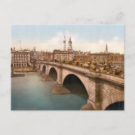 Vintage London Bridge London England Postkarte