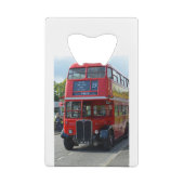 Vintage London Bus Geldbeutel Flaschenöffner (Rückseite)