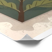 Vintage London Dayscape Postcard Poster (Ecke)