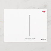 Vintage London Double Decker Bus UK Postkarte (Rückseite)