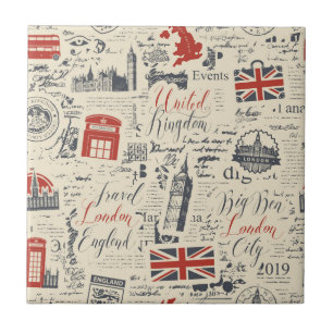 Vintage London Fliese