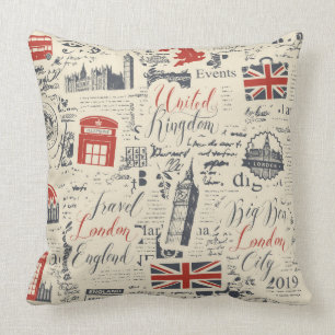 Vintage London Kissen