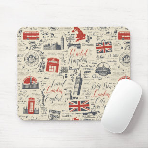 Vintage London-Mauspad Mousepad