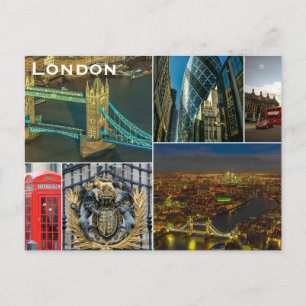 Vintage London Reise Tourismus Postkarte