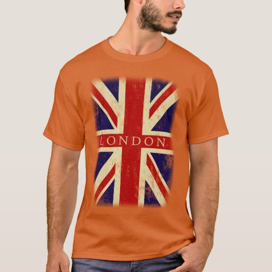 vintage London Retro T-Shirt (Vorderseite)