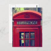 Vintage London-Stadt-roter allgemeines Postkarte (Vorne/Hinten)