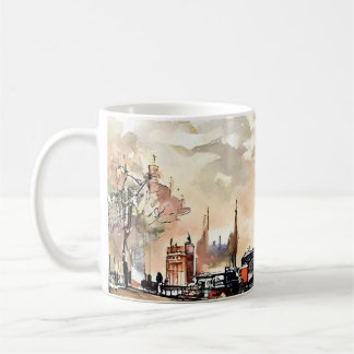 Vintage London Street Scene Mug Kaffeetasse