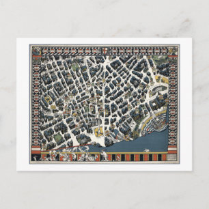 Vintage London Theatreland Karte 1915