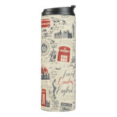Vintage London Thermobecher Thermosbecher (Nach links gedreht)