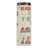 Vintage London Thermobecher Thermosbecher (Rückseite)