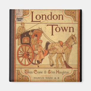 Vintage - London Town Magnet